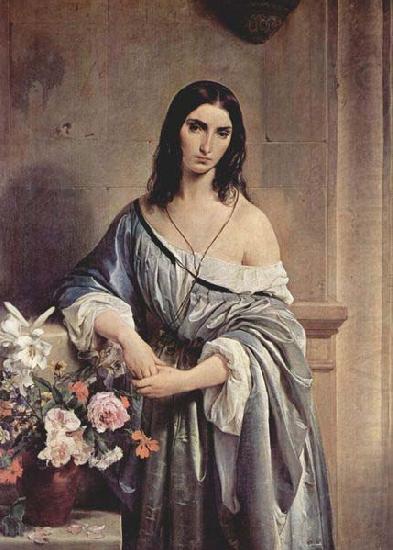 Francesco Hayez Melancholy Thought china oil painting image